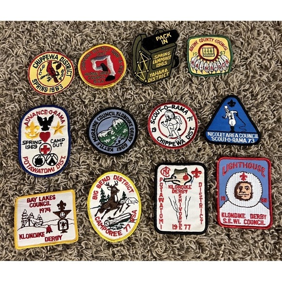 Other - Vintage Boy Scouts Of America Patches 1960's-1's Mostly Wisconsin 12 Patches